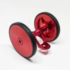 A C E Double Mudguard Roller for Brompton Red 60mm EZ-Roller view 1