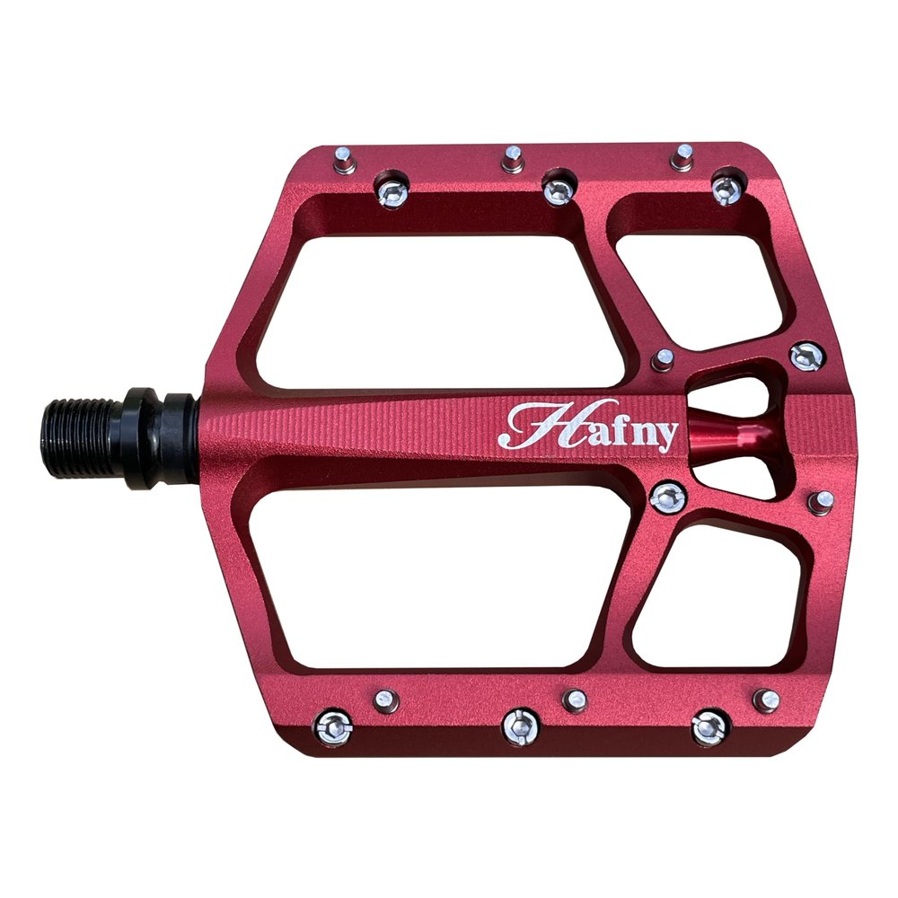 Hafny Aluminum Bike Pedals, CNC machined, Wide Sturdy Platform, HF-1400