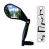 Hafny New Handlebar Bike Mirror, HD,Blast-Resistant, Glass Lens, Reflector (HF-M903LS-FR05 (Bar End Fitting Left Side, Silver Glass)) view 1