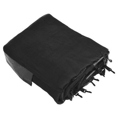 Giantex Trampoline Enclosure Net Only with Zipper & Buckle, Perfect Visibility and Tear&Weather-Resistant 12FT 14FT 15FT 16FT Trampoline Replacement Safety Enclosure Net (for 12FT 8 Poles)