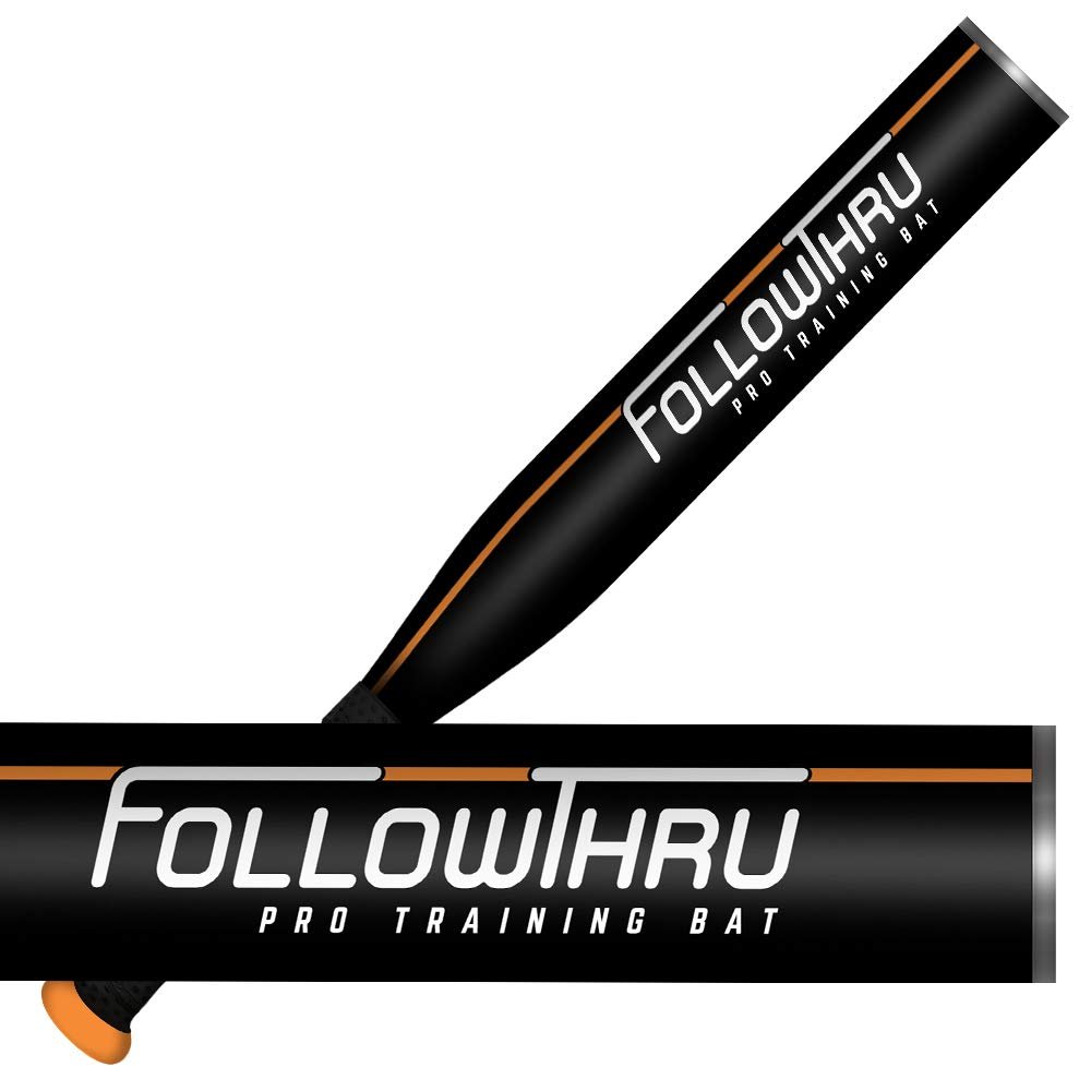 FollowThru Pro Training Bats  Baseball Swing Trainer - Adult and Youth (1-Hander (20.5 inch)/30 oz)