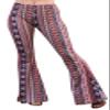 Daisy Del Sol High Waist Comfy Stretch Boho 70s Bell Bottom Fit to Flare Lounge Yoga Pants (XXL, Marsala) view 2