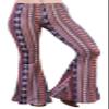 Daisy Del Sol High Waist Comfy Stretch Boho 70s Bell Bottom Fit to Flare Lounge Yoga Pants (XXL, Marsala) view 4