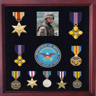 Flags connections Military Display Cases American Medals Display Case.