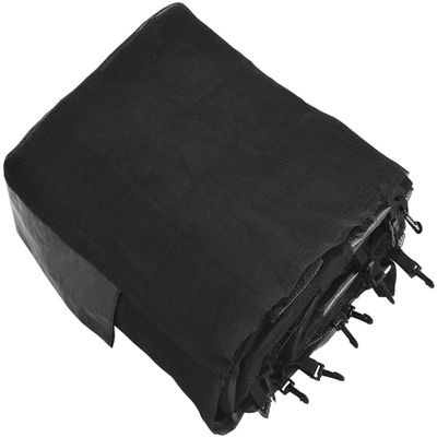 Giantex Trampoline Enclosure Net Only with Zipper & Buckle, Perfect Visibility and Tear&Weather-Resistant 12FT 14FT 15FT 16FT Trampoline Replacement Safety Enclosure Net (for 16FT 6 Poles)