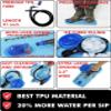 FREEMOVE 2L Hydration Bladder with Cooler Bag - BLUE + Daypack Backpack - GRAY, 10L Capacity & Many Compartments view 3