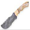 Smart & Sharp Custom Handmade Damascus Steel Hunting Knife/Tracker Knife SS-17332 (Bone) view 2