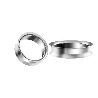 BIG GAUGES Pair of Stainless Steel 1" 21/32 42mm Double Flared Saddle Ear Plugs Tunnel Piercing Jewelry Stretcher Earring BGDFT 10771