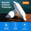 2 Pack Boat Fenders for Docking Boat Bumpers for Docking with Pump Boat Accessories Boat Dock Bumpers Set Buoys Pontoons Buoy Inflatable Fender Marine Bouys 23" x 6.5" White view 2