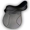Black Shalimar Leather Dressage Horse Saddle (Black, 15) view 1