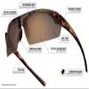 Tifosi Optics Track Sunglasses (Tortoise, Brown) view 4