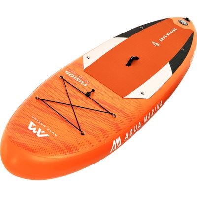 Aqua Marina Fusion, Inflatable Stand Up Paddle Board (iSUP) Package, 330 cm Length, Orange