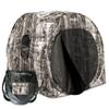SereneLife 1 Person Hunting Blind for Deer and Turkey Shooting, See-Through Hunting Gear with Carry Bag, Pop-Up Portable Ground Equipment and Accessories (Camouflage) view 1