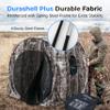 SereneLife 1 Person Hunting Blind for Deer and Turkey Shooting, See-Through Hunting Gear with Carry Bag, Pop-Up Portable Ground Equipment and Accessories (Camouflage) view 2