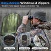 SereneLife 1 Person Hunting Blind for Deer and Turkey Shooting, See-Through Hunting Gear with Carry Bag, Pop-Up Portable Ground Equipment and Accessories (Camouflage) view 3