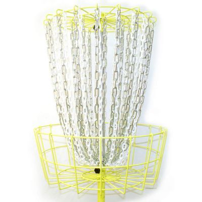 Disc Store Disc Golf Basket Chain - Plastic Chain for Frisbee Golf Baskets, Light Weight and Highly Visible Target Chain Accessory for Disc Games, Approximately 28 inches, White