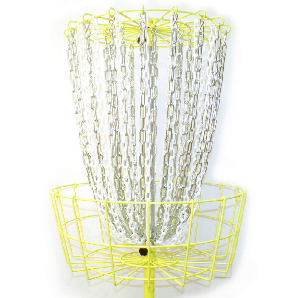Disc Store Disc Golf Basket Chain - Plastic Chain for Frisbee Golf Baskets, Light Weight and Highly Visible Target Chain Accessory for Disc Games, Approximately 28 inches, White