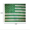 American Wholesale Superstore 3x5 USA 50 Star Jets Green & White 3'x5' Premium Quality Flag view 3