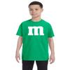 Cindy Apparel M Youth Children Unisex T-Shirt Tee XL Green view 1