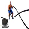 MATKAO 1.5 Diameter 100% Poly Dacron 40 FT Length Exercise Equipment Home Gym & Strength Training Cardio Workout Fitness L8 view 2