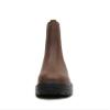 Soda Pilot ~ Women Lug Sole Low Heel Chelsea Fashion Ankle Bootie w/Double Elastic Gore (Dark Tan, 6.5) view 3