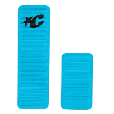 Creatures of Leisure Skim Arch, Skimboard Traction Pads, 10mm Ribbed Arch, 3M Adhesive Backing, Lightweight Premium EVA Formula, Cyan Black