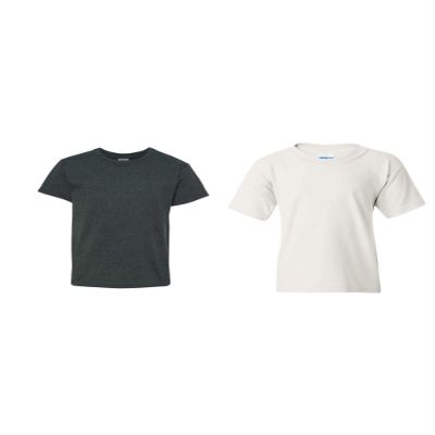 Gildan Kids' Big Heavy Cotton Youth T-Shirt, 2-Pack