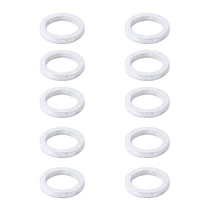 #N/A 10pcs Bike Alloy Spacer Washers Gaskets for Headset Stem Chainwheel