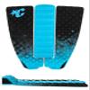 Creatures of Leisure Skim Traction/Arch Combo Pad, Skimboard Traction Pads, 10mm Ridged Arch, 3M Adhesive Backing, Black Fade Cyan view 1