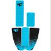 Creatures of Leisure Skim Traction/Arch Combo Pad, Skimboard Traction Pads, 10mm Ridged Arch, 3M Adhesive Backing, Black Fade Cyan view 2