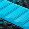 Creatures of Leisure Skim Traction/Arch Combo Pad, Skimboard Traction Pads, 10mm Ridged Arch, 3M Adhesive Backing, Black Fade Cyan view 3
