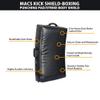Kick Shield for Boxing Kickboxing Training Curved Muay Thai Kicking Pad Strike Body Shield MMA Taekwondo Karate Krav MAGA and Other Sports Like Football Basketball Hockey Lacrosse 28" x 15" (Black) view 2