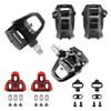Venzo Compatible with Shimano SPD-SL & Shimano SPD System for Indoor Fitness Exercise Bike Bicycle Pedals & Cleats with 9/16" Heavy Duty Spindles Sealed Bearing - Pedals + Cages view 1