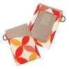 Haikara Pass Case Cloisonne Red Shiro view 1