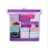 Fruit of the Loom Girl's 9 Pack Boyshort Underwear, 8, Assorted Heathers view 2