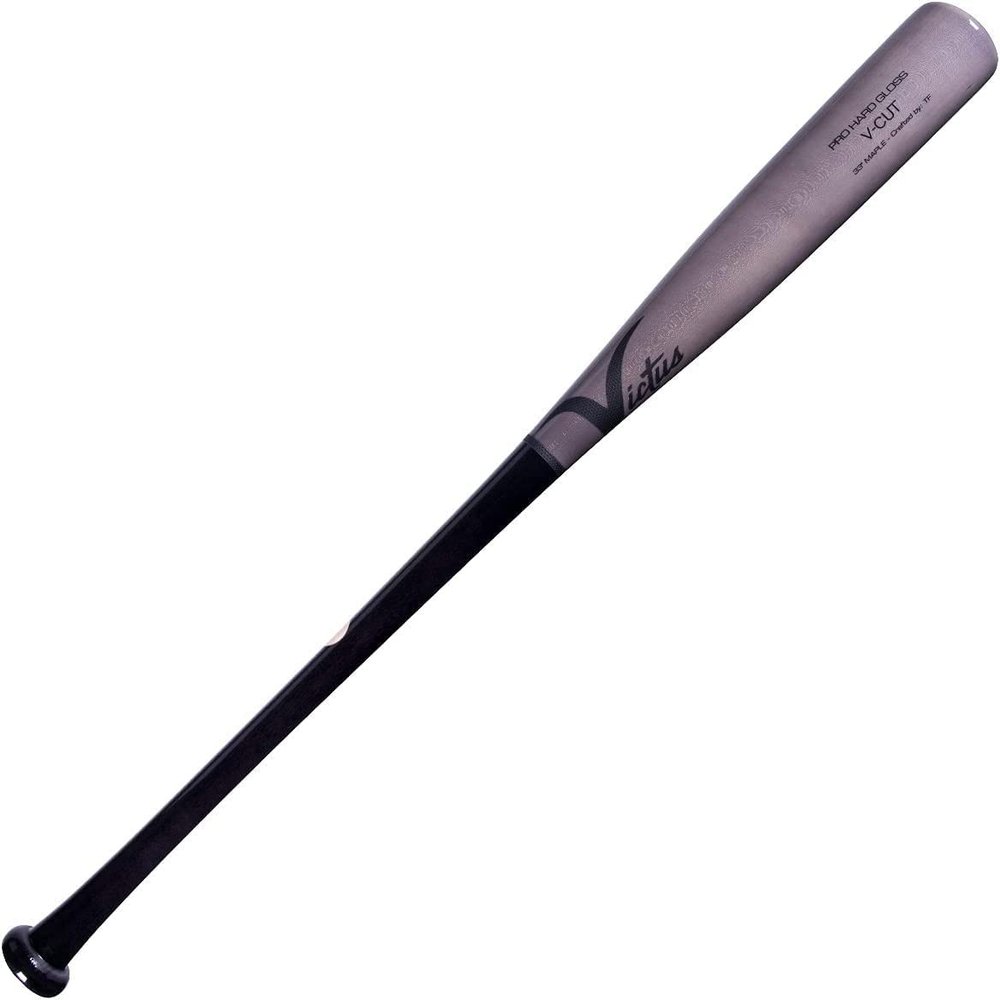 VICTUS SPORTS Maple Wood BAT V-Cut, Black/Grey, 33"