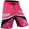 ROAR No Gi Full Set Ladies Sports Bra BJJ Leggings MMA Shorts & Grappling Rash Guard Female Fight Wear (Only For Ladies) (PF-Pink-3Pcs-Set, X-Large) view 4