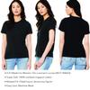 Birthday Squad Shirts - Glam Rose Gold Birthday Crew T-Shirt - Small - Black Tee(Crew RG) Blk/Sl view 3