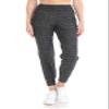 Leggings Depot ActiveFlex Jogger Yoga Pants with Pockets (Full Length, Space Dye Charcoal, Medium) view 2