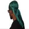 Smooth Thick Du Rag Head Wrap Motorcycle Biker Do Doo Bandana Tie Cap hat Skull Durag Du-Rag (Green) view 2