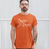 Cancer Slayer T-Shirt Breast Cancer Awareness Ribbon Hope Healing Men's Tee Orange Small view 2