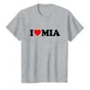 Kids I Love Mia Shirt For Boy Girl Toddler Children Youth T-Shirt view 1