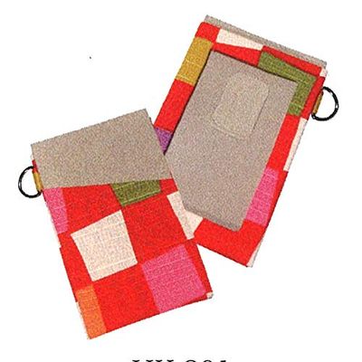 (JHANDS) hikara pass case checkered red