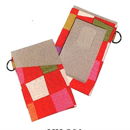 (JHANDS) hikara pass case checkered red