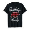 RUTLEDGE Family Bear Red Plaid Christmas Pajama Gift T-Shirt view 1
