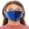 Beyond Trim 3 Pack Adult Women Face Covering Glitter Fabric Cloth Protection Cover Reusable Washable Breathable view 3