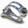 OMNI Racer Worlds Lightest Alloy Derailleur Adapter Clamp: Silver (34.9mm) view 2
