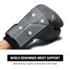 Hayabusa T3 LX Leather Boxing Gloves Men and Women for Training Sparring Heavy Bag and Mitt Work - Obsidan, 16 oz view 3