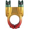 Spank Spoon 350 Stem,Rasta(Diameter 35mm, Length: 35/43mm, Rise: 0), Chamfered bar clamp, Ultra-Short Stack Height, Bicycle Stem, Ideal for ASTM 5, All Mountain, Enduro, Trail, Free Ride, DJ, E-Bike view 4