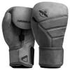 Hayabusa T3 LX Leather Boxing Gloves Men and Women for Training Sparring Heavy Bag and Mitt Work - Slate, 12 oz view 1